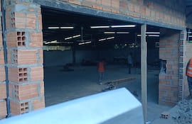 Obras en el albergue UEMA del IPS Central.