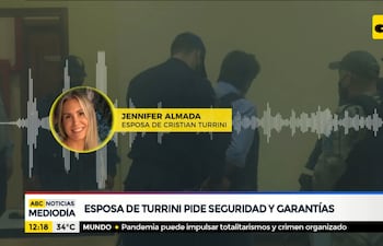 Esposa de Turrini teme por su vida y pide seguridad y garantías