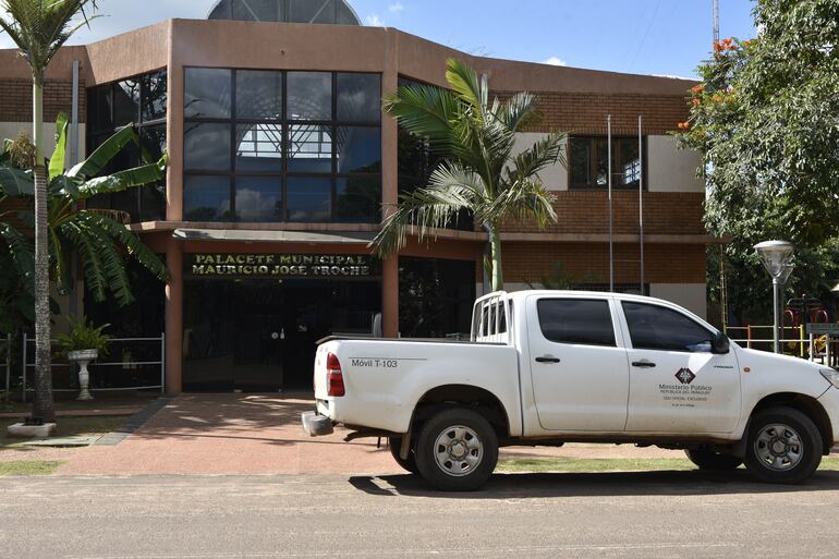 Fachada de la Municipalidad de Mauricio José Troche, Guairá.