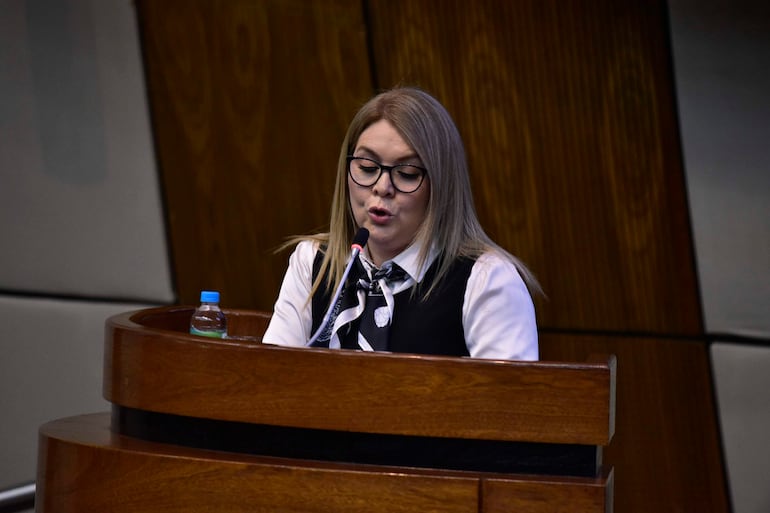 Comisión Bicameral de Presupuesto en la sala se sesión de Diputados.