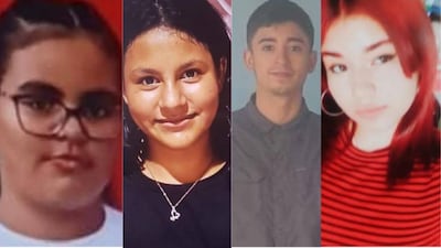 Fotos de adolescentes reportados como desaparecidos en las últimas horas