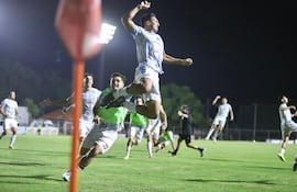 Grito de victoria para lo que fue una gran remontada de Guaireña FC.