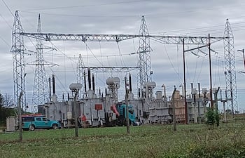 Subestación de la ANDE, ubicado en la localidad de Villalbín.