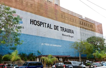 Fachada del Hospital de Trauma (Imagen de archivo).