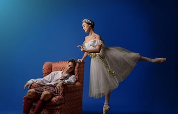 Imagen promocional de la obra de ballet La Sílfide, que llevará a escena el Ballet Clásico y Moderno Municipal