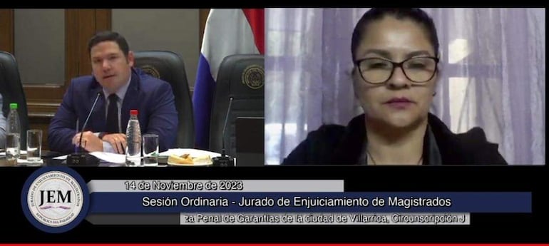 Abg. Liz Noelia Leiva Espínola, declaró en el JEM.