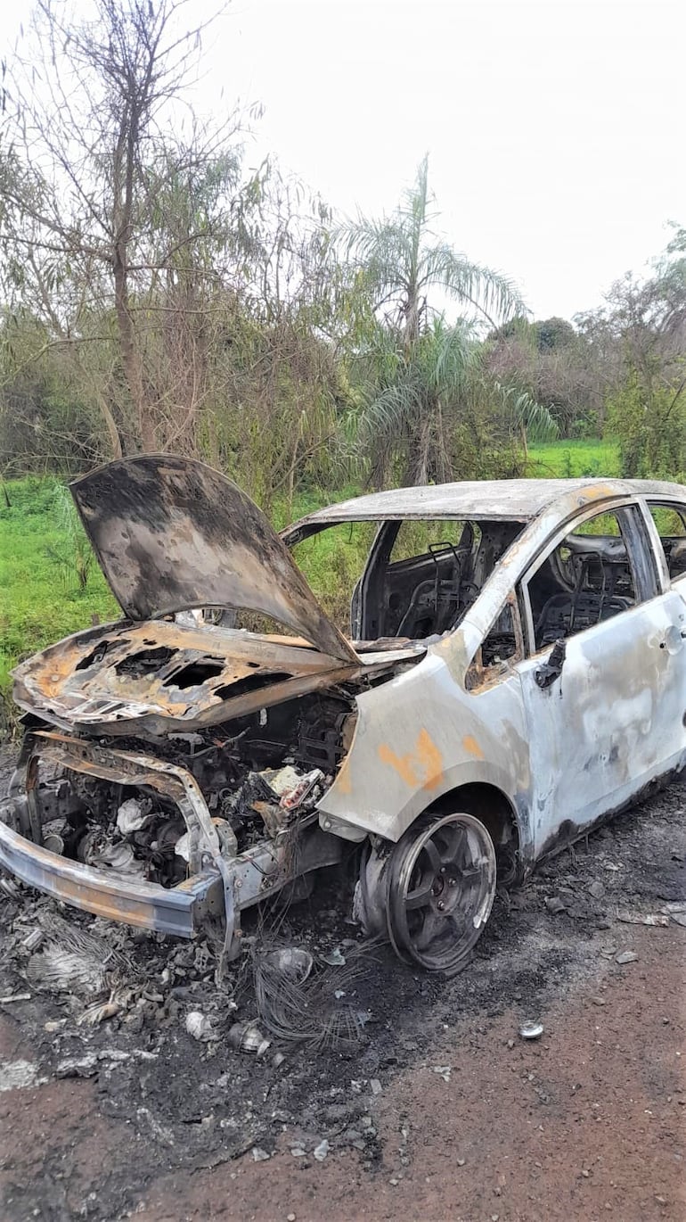El automóvil fue hurtado el 30 de julio pasado del municipio de Limpio.