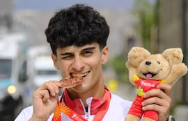 Taekyo Caetano Priore Rojas (7/8/2002) sumó otro bronce para el Team Paraguay en taekwondo.