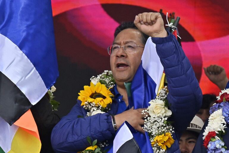 Luis Arce, presidente de Bolivia.