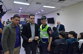 Juicio a Hernán Rivas en la sala 01-Psio 2.