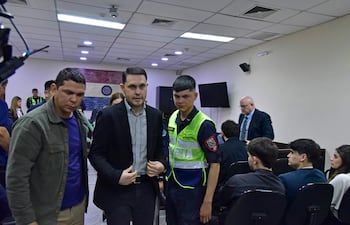 Juicio a Hernán Rivas en la sala 01-Psio 2.
