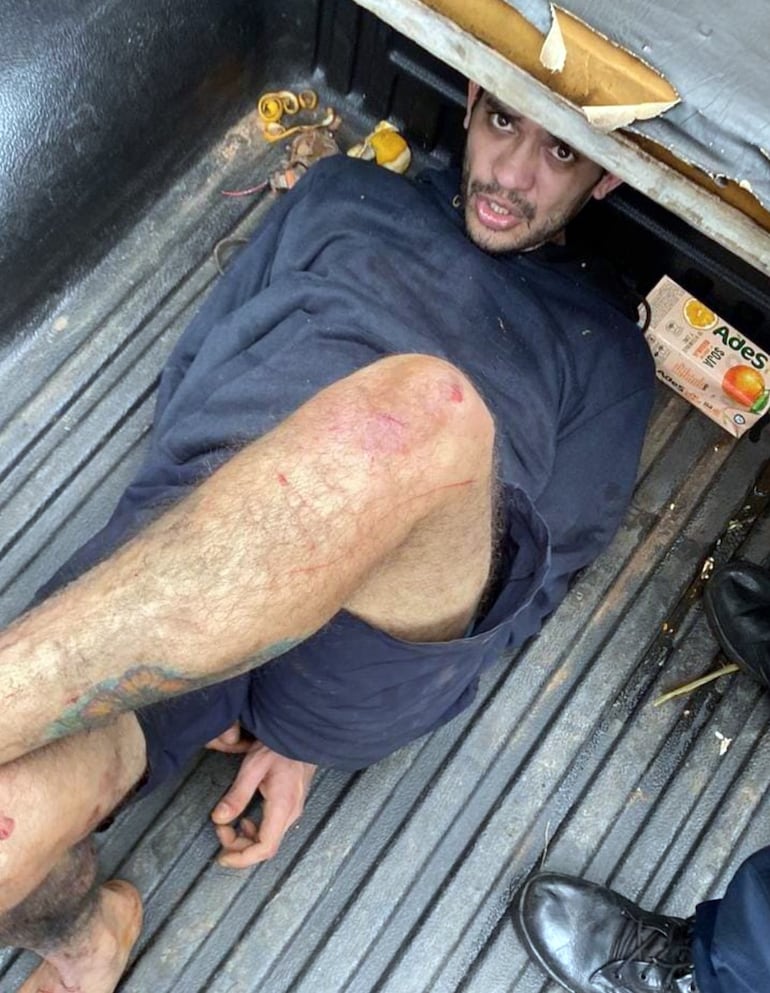 El interno José Adrián Chávez, uno de los recapturados, fue herido de bala en el muslo luego de resistirse a ser detenido.