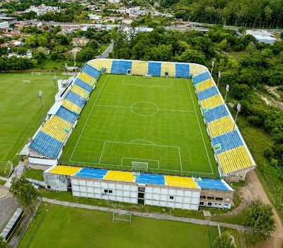 Estadio Erico Galeano, sede del partido entre Deportivo Capiatá y Benjamín Aceval.