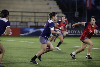 Práctica de Las Yacarés, con miras al World Rugby Sevens Challenger Series, que será en Dubái.