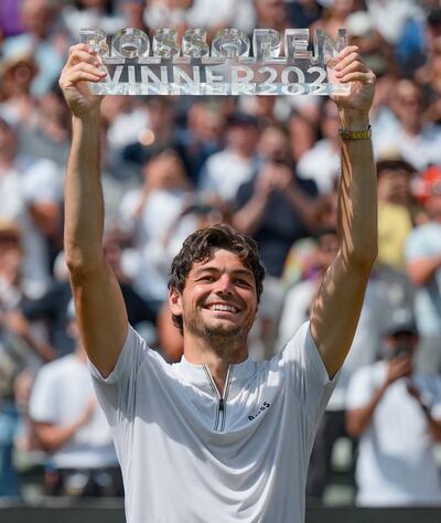 El estadounidense Taylor Fritz (25 años), campeón en Alemania.