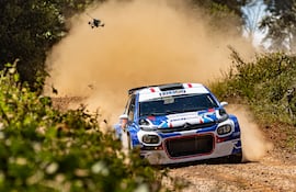 Sebastián Franco y Lucas Hurtado (Citroën C3 Rally2 #2) fueron los más rápidos del shakedown.