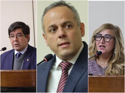 Ternas para Contralor General de la República:
1. Camilo Daniel Benítez Aldana
2. Mabel Bogado Oviedo
3. Carlos Vera Ruiz
Ternas para Sub Contralor:
1. Armindo Torres Torres
2. Augusto José Félix Paiva
3. Cosme Alfredo Torres Rodríguez