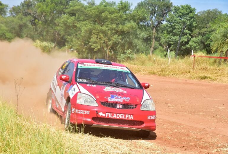 Christian Duerksen estará con el Honda en la prueba de Arroyos y Esteros defendiendo el liderato en la Clase RC4 16V del Regional.