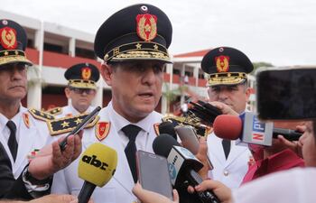 Crio. Francisco Resquín Chamorro, comandante de la Policía.