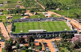 Estadio La Fortaleza del Sportivo Ameliano, ubicado en la compañía Naranjaisy de Villeta.