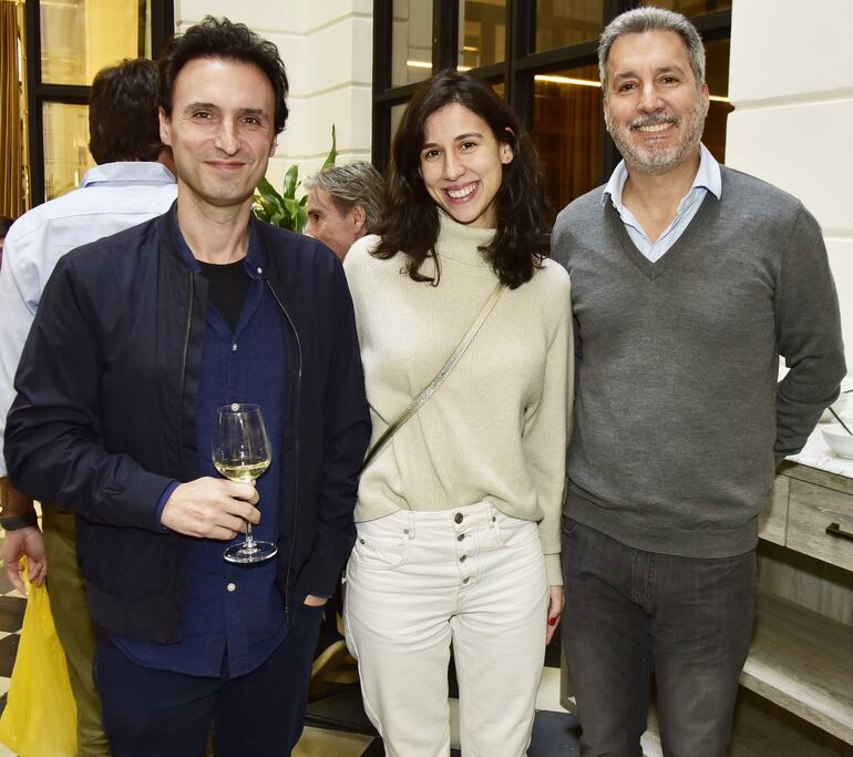 Manuel Asin, Isabella Lenzi y Antonio Murzi.