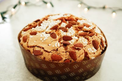Pan dulce de almendras.
