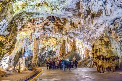 Cueva de Postojna, Eslovenia.