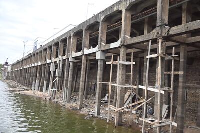 Río Paraguay amaneció nuevamente al límite del mínimo histórico.