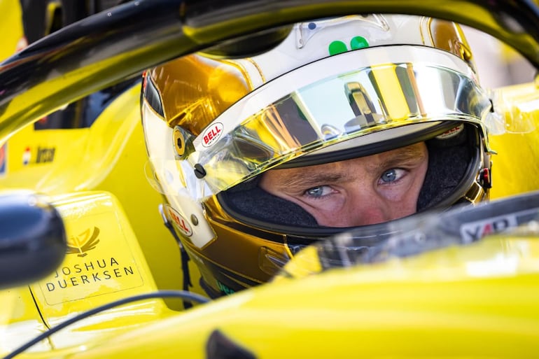 Joshua Duerksen finalizó octavo en la feature race de la Fórmula 2 en Hungría.