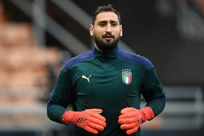 Gianluigi Donnarumma (27 años), arquero del Manchester City y referente de la selección italiana.