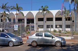 Fachada de la Gobernación de Guairá.