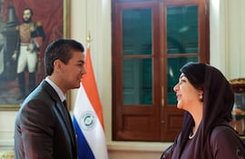 En declaraciones a la prensa, Al Hashimy destacó que en los últimos años el intercambio entre Emiratos Árabes Unidos y Paraguay ha crecido casi un 180%.