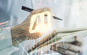 Concepto de inteligencia artificial en el periodismo.