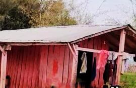 Vivienda donde ocurrió el disparo accidental de arma de fuego .