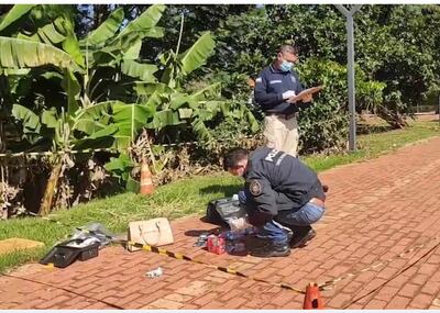 Imagen tomada tras la intervención de la Policía el 23 de mayo de 2022, el día del asalto.