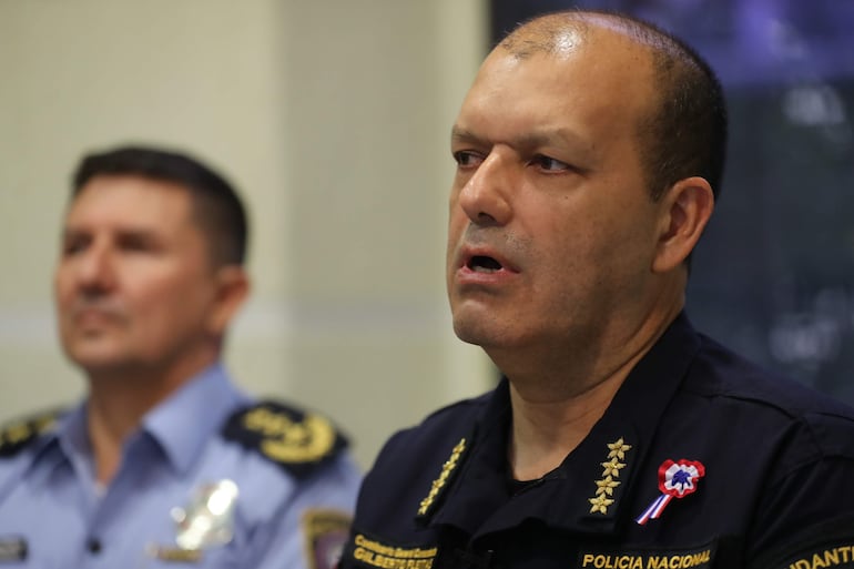 Gilberto Fleitas, excomandante de la Policía Nacional.