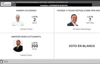 Simulador de votos