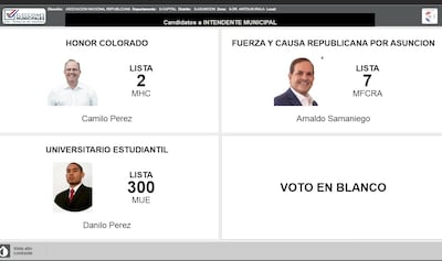 Simulador de votos