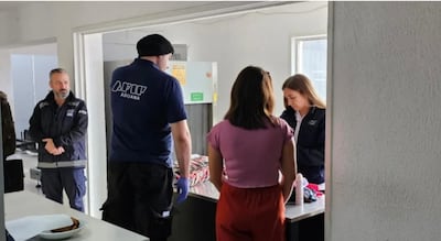 Imágenes de la Aduana argentina del procedimiento en el que 4 paraguayas fueron rescatadas de una red de trata de personas.