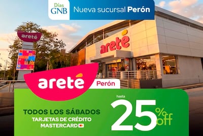 Los clientes de Banco GNB cuentan con descuentos en Areté.