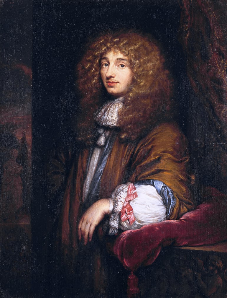Christiaan Huygens por Caspar Netscher (1671).