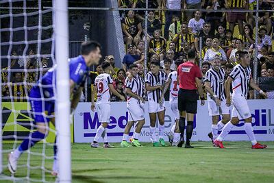 Torneo Apertura 2025 cuarta fecha. Guarani vs Libertad en el Estadio Rogelio Livieres 09 de febrero de 2025. 
Foto Arcenio Acuña
