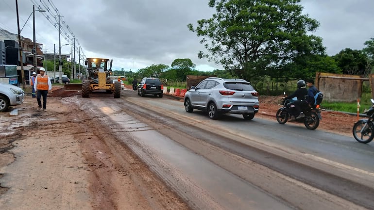 Nueva fase de desvíos en la avenida Elizardo Aquino durará diez días