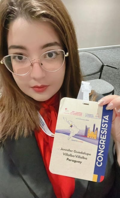 Jennifer Guadalupe Villalba Villalba, estudiante de Medicina.