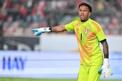 Pedro Gallese, arquero de la selección de Perú