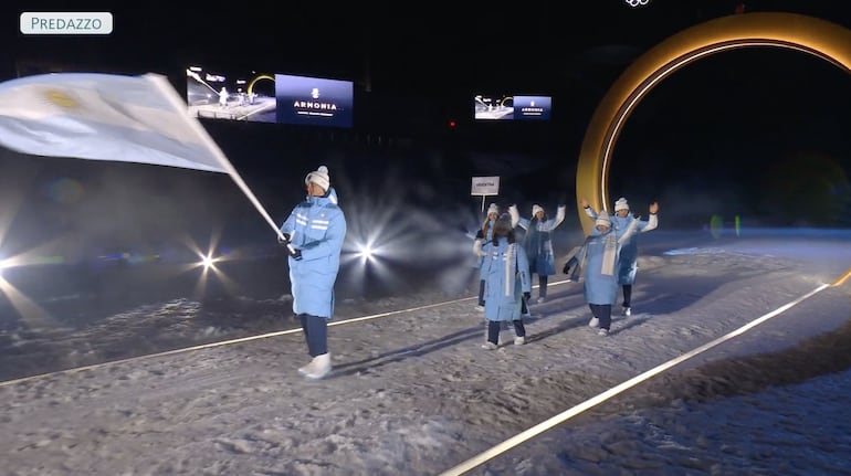 La Albiceleste desfila en San Siro