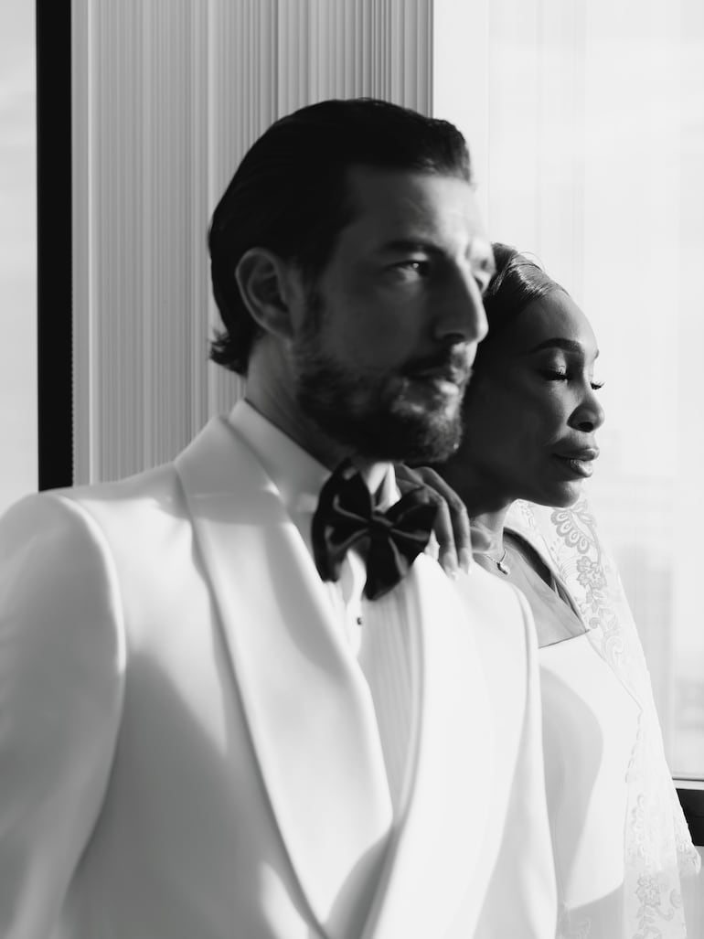 Los recién casados, Venus Williams y Andrea Preti. (Instagram/Andrea Preti)