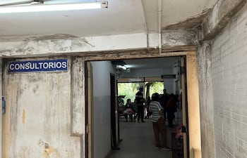 En estas condiciones se encuentra el Hospital Regional de Caacupé.