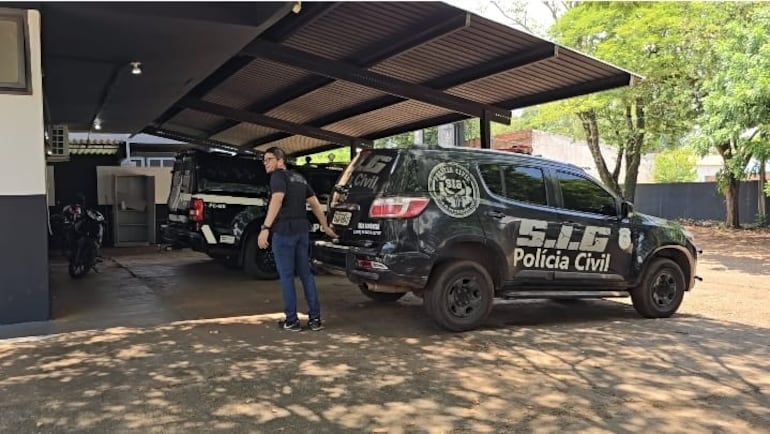 El detenido fue llevado a la base de la Primera Delegación de la Policía Civil de Ponta Porã.