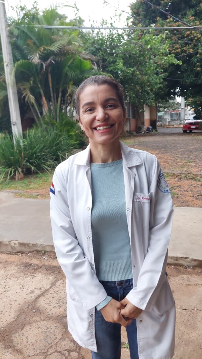 La doctora Rossana González, del SINAMED.